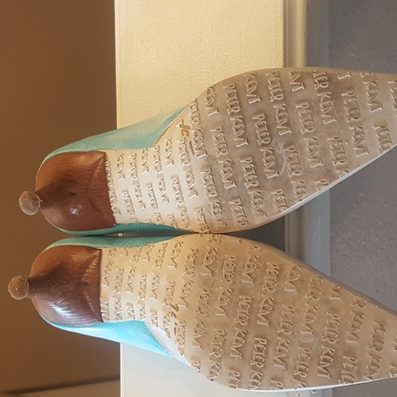 PETER KENT Italian Made Heels Pumps Shoes 9 M  39 - Picture 3 of 3